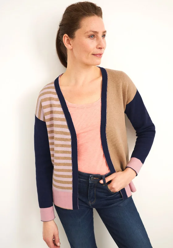 White Stuff Colour Block Reversible Cardigan, Multi