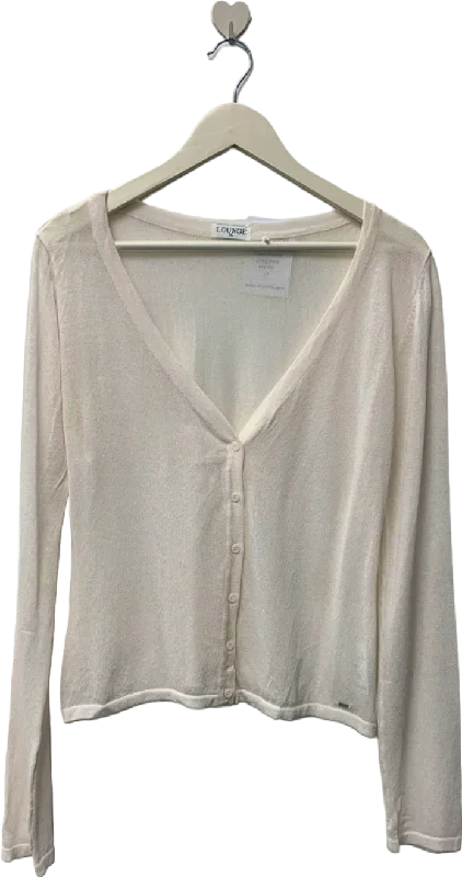 Lounge White Cardigan UK XL