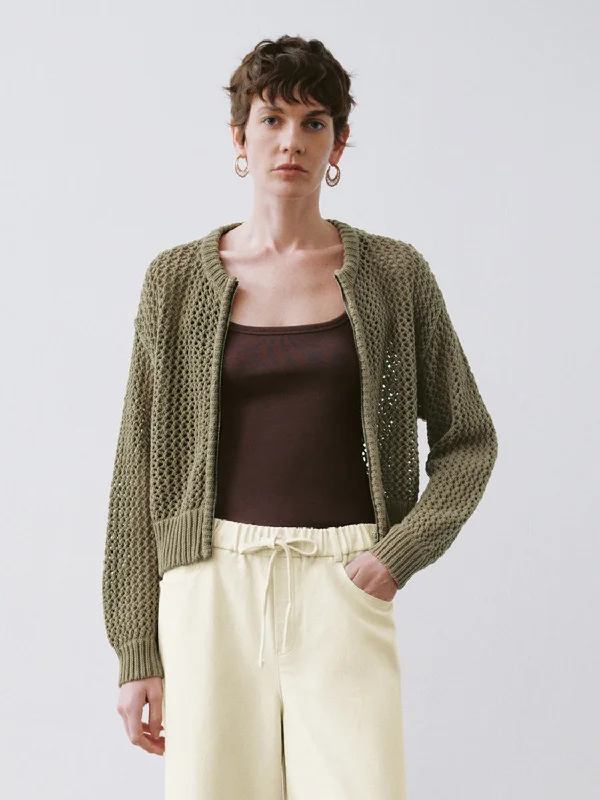 Convertible cardiganCropped Knitted Cardigans