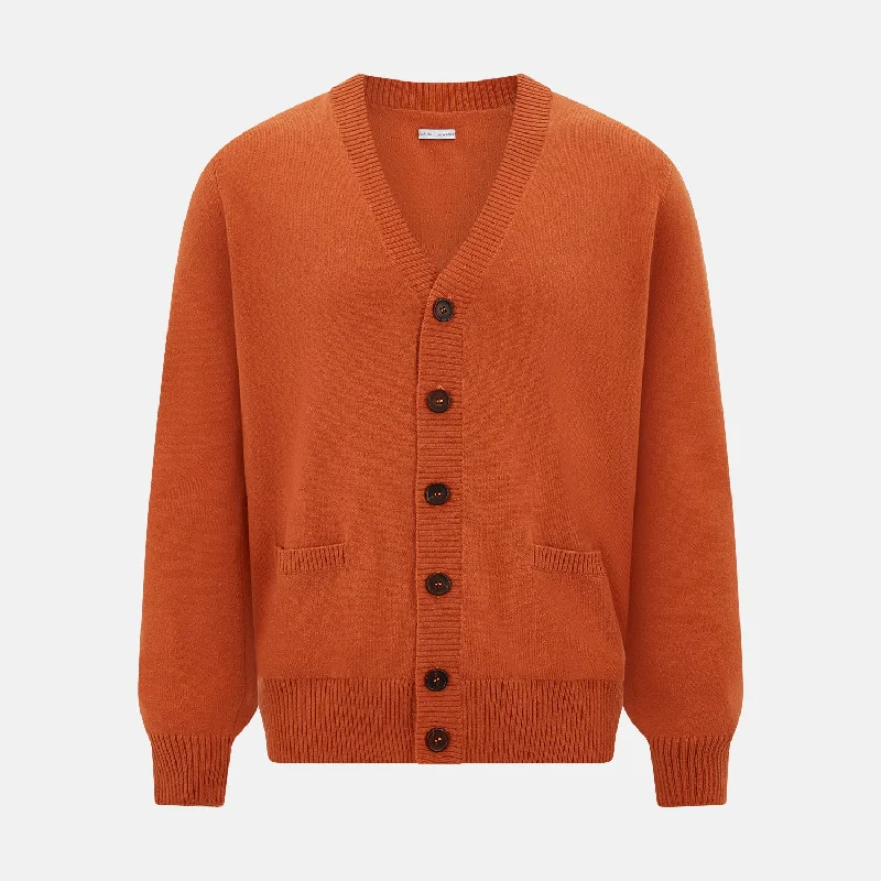 Sequined cardiganOrange Cashmere Cardigan