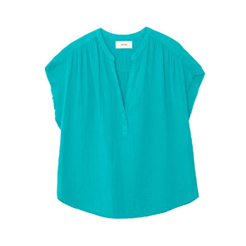 VNeckTopNovaBaltic Sea Kane V Neck