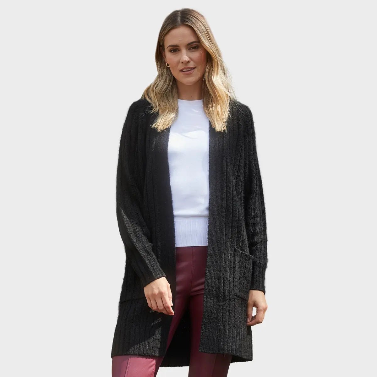 Fringed cardiganLadies Edge to Edge Cardigan