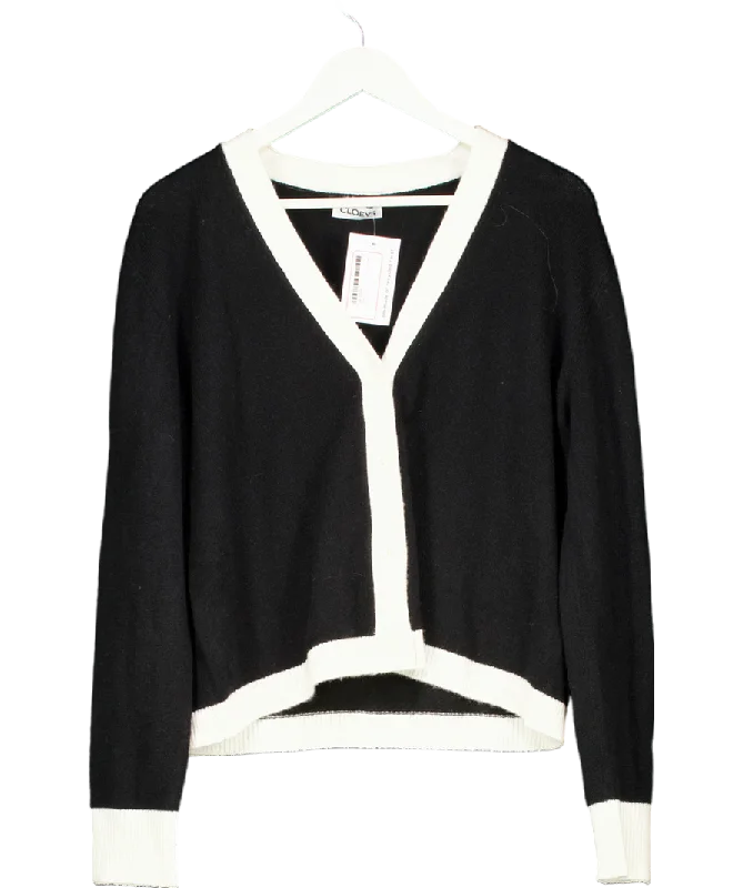 Evening cardiganCloeys Colourblock Cardigan Black & White UK M/L