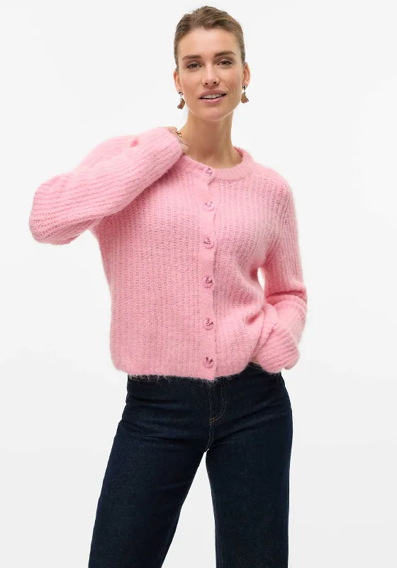 Cable-knit cardiganVero Moda Awesome Knit Cardigan, Pink